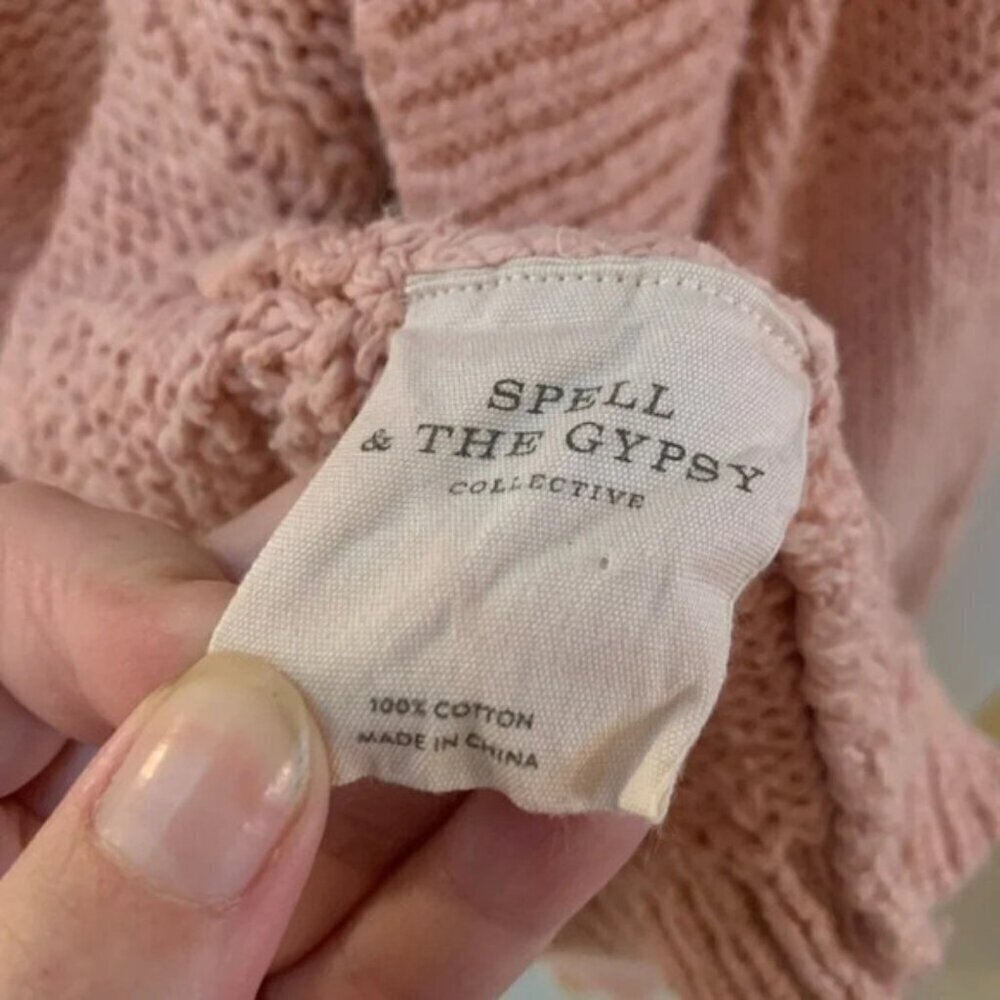 Spell & The Gypsy Collective “Pearl on Pearl” Knit Cardigan L - Picture 12 of 15